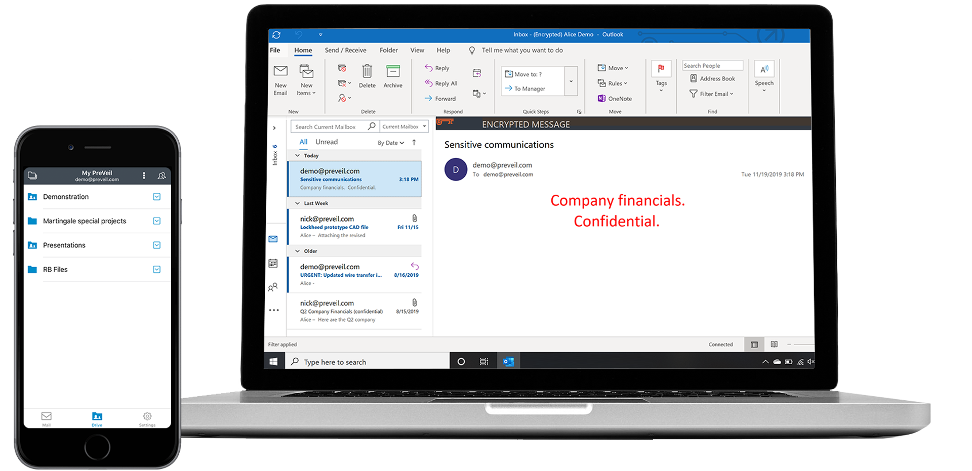 Encrypted email and file sharing for the enterprise | PreVeil