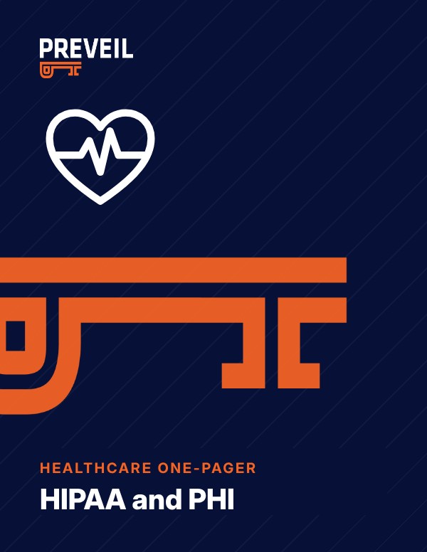 PreVeil Healthcare one-pager: HIPAA and PHI